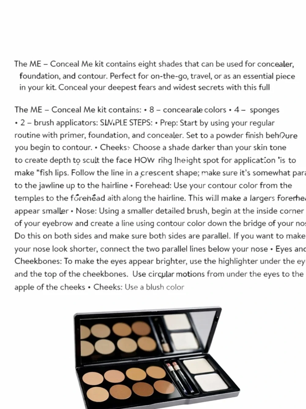 ME MAKEOVER ESSENTIALS Conceal Me Concealer Kit! - Picture 2 of 4